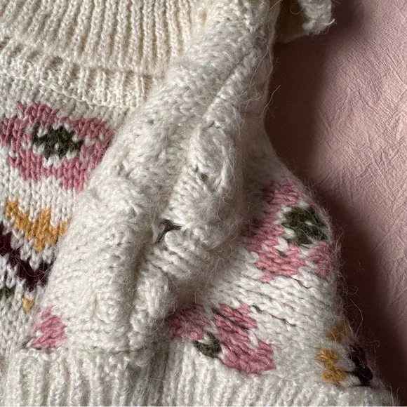 Mango Multicolor Patterned Cowl Neck Sweater - Picture 5 of 6